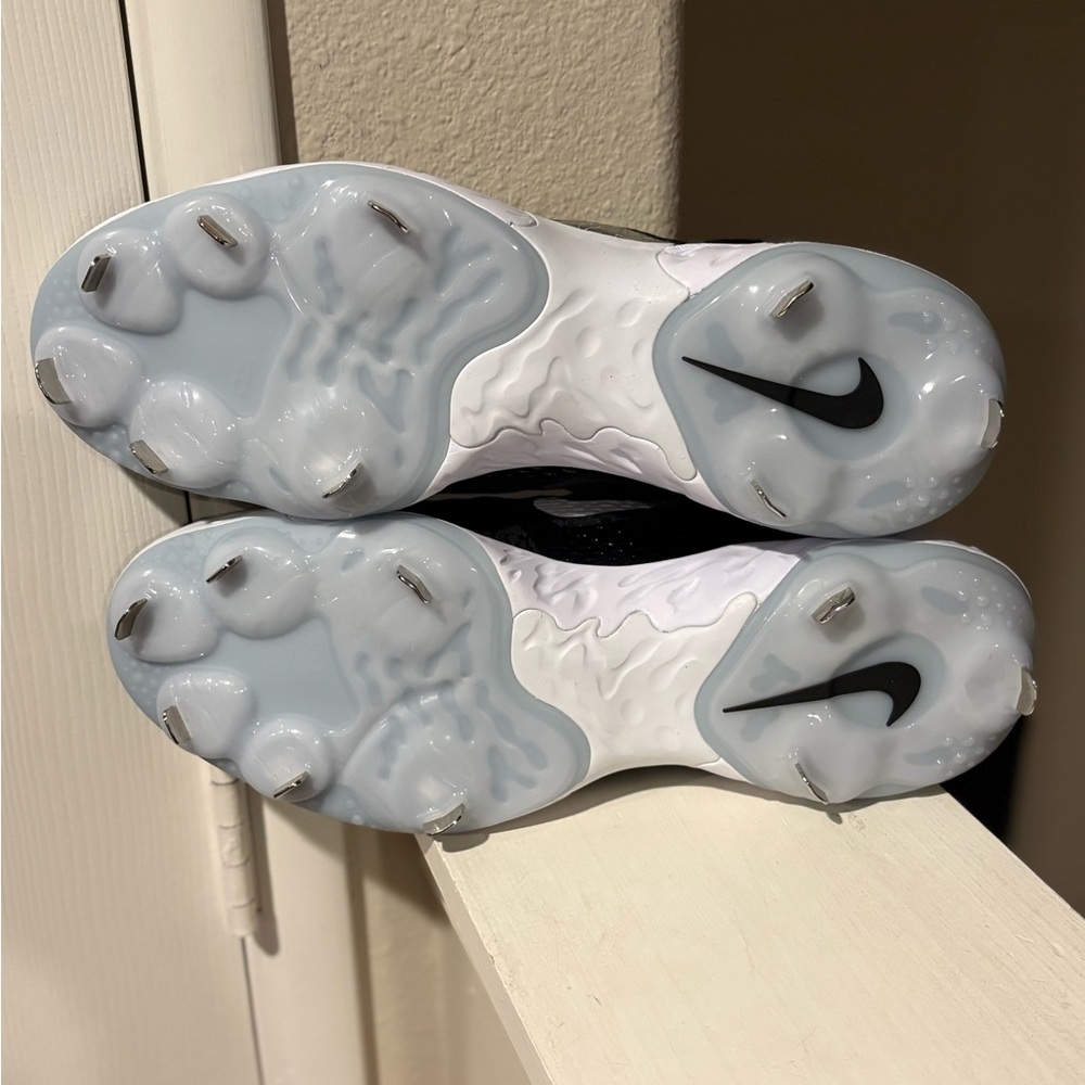 Nike Men’s Alpha Huarache Elite 4 Black White Size 13 Baseball Cleats DJ6521-001 - Picture 8 of 9